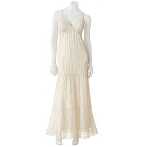 3/$20 HeartSoul Peasant Lace Maxi Dress